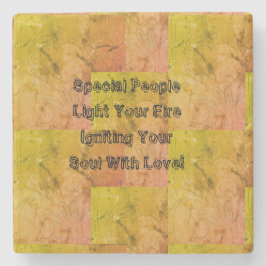 Porta-copo De Pedra Pessoas especiais