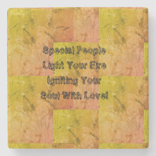 Porta-copo De Pedra Pessoas especiais