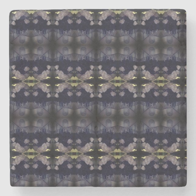 Porta-copo De Pedra Petais de Rosa de entrelaçamento  (Frente)