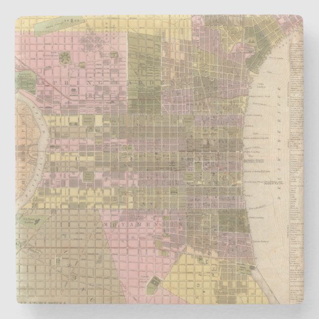 Porta-copo De Pedra Philadelphfia (Frente)