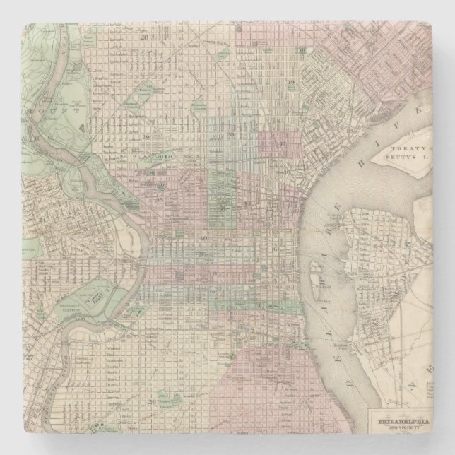 Porta-copo De Pedra Philadelphfia 3 (Frente)