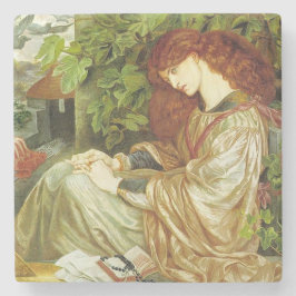 Porta-copo De Pedra Pia De' Tolomei (Linda Mulher Italiana)