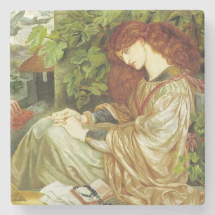 Porta-copo De Pedra Pia De' Tolomei (Linda Mulher Italiana)