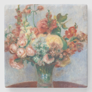 Porta-copo De Pedra Pierre-Auguste Renoir - Flores em um Vase