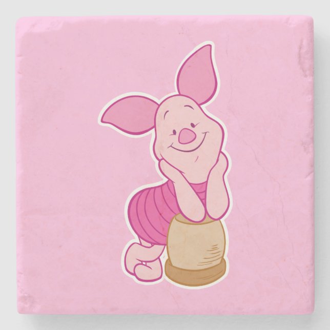 Porta-copo De Pedra Piglet Stone Coaster (Frente)