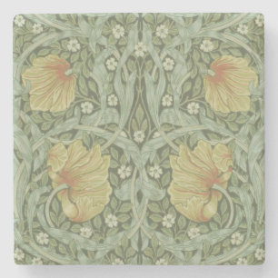 Porta-copo De Pedra Pimpernel Pattern (por William Morris)