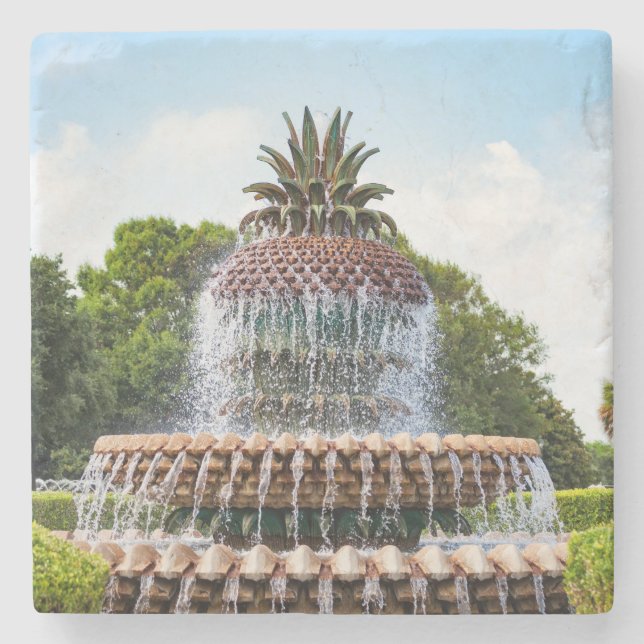 Porta-copo De Pedra Pineapple Fountain in Charleston, SC (Frente)