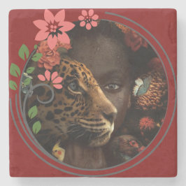 Porta-copo De Pedra Ping pong vibes 