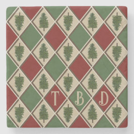 Porta-copo De Pedra Pinheiros e Portas copos de pedra de Harlequin