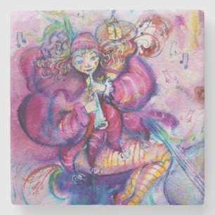 PORTA-COPO DE PEDRA PINK MUSICAL CLOWN