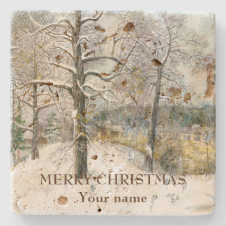 Porta-copo De Pedra Pintor de aquarela