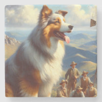 Pintura Australiana de Pastores Vintage