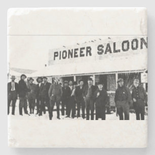 Porta-copo De Pedra Pioneer Saloon