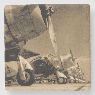 Porta-copo De Pedra Planos Dauntless do bombardeiro do SBD de Douglas