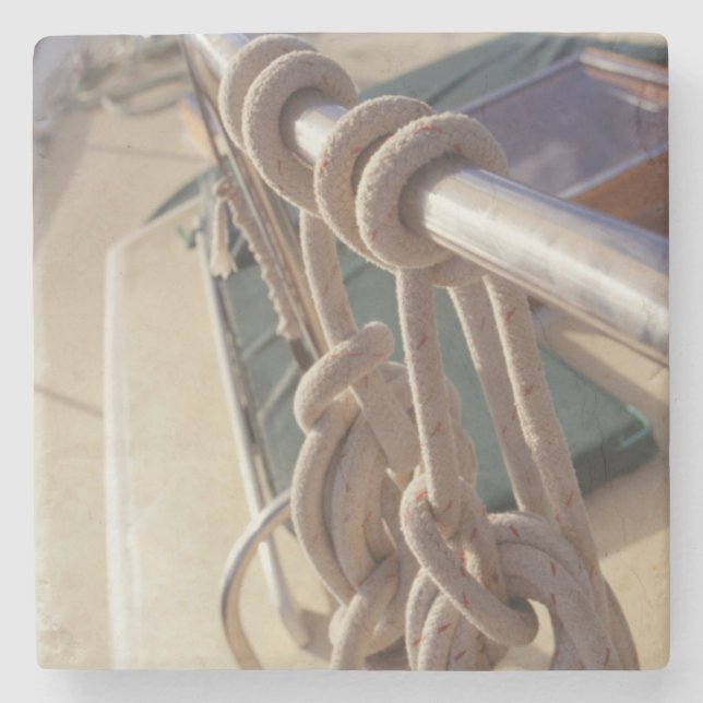 Porta-copo De Pedra Plataforma de barco (Frente)