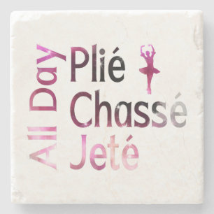 Porta-copo De Pedra Plie, Chasse, Jete ~ Balé