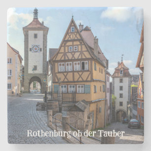 Porta-copo De Pedra Plönlein em Rothenburg ob der Tauber, Alemanha