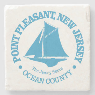 Porta-copo De Pedra Point Pleasant NJ (loop)