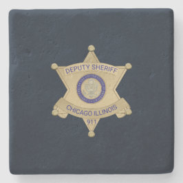 Porta-copo De Pedra Polícia