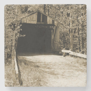 Porta-copo De Pedra Ponte coberta