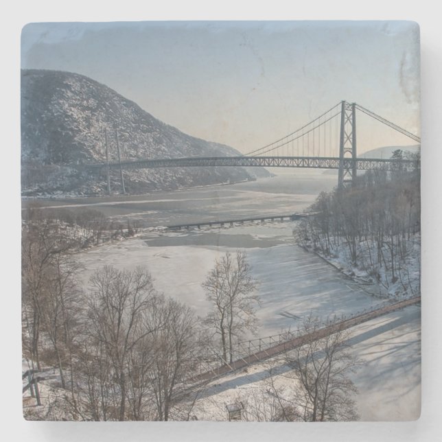 Porta-copo De Pedra Ponte da montanha do urso (Frente)