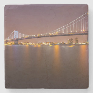 Porta-copo De Pedra Ponte de Ben Franklin