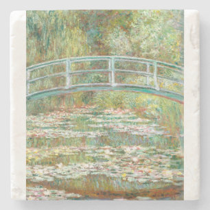 Porta-copo De Pedra Ponte sobre um lixão de água por Claude Monet