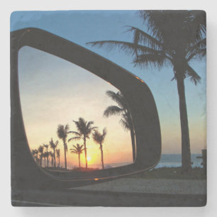 Porta-copo De Pedra Por do sol em Rio