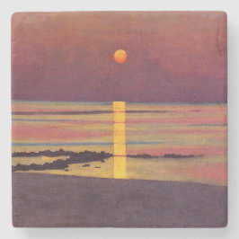 Porta-copo De Pedra Pôr do sol (por Félix Vallotton)
