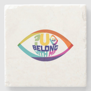 Porta-copo De Pedra Por que você não vê você pertencer a mim?