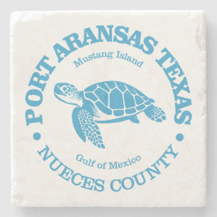 Porta-copo De Pedra Port ArKansas (tartaruga marinha)