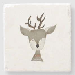 Porta-copo De Pedra Porta copo | Marble Trivet | Antique Reindeer