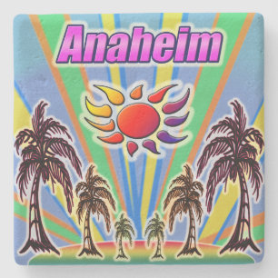 Porta-copo De Pedra Porta copos Anaheim Summer Love