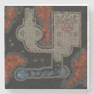 Porta-copo De Pedra Porta copos Azulejo Dungeon: Subterrâneo Cultista