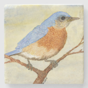 Porta-copo De Pedra Porta copos Bluebird 1