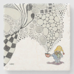 Porta-copo De Pedra Porta copos da manhã