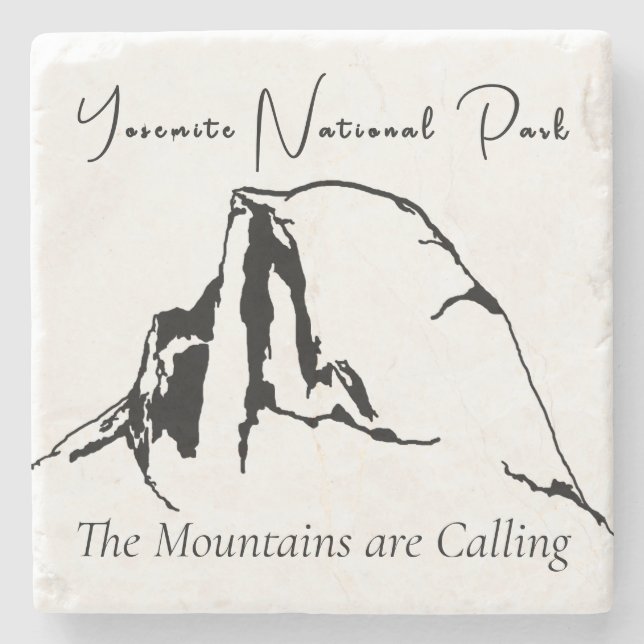 Porta-copo De Pedra Porta copos da Pedra do Parque Nacional Yosemite (Frente)