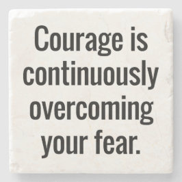 Porta-copo De Pedra Porta copos da Pedra Marble Courage