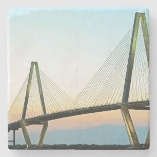 Porta-copo De Pedra Porta copos da ponte de Ravenel, Charleston, South