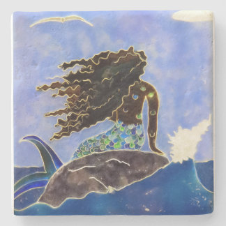 Porta-copo De Pedra Porta copos da sereia