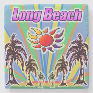 Porta-copo De Pedra Porta copos de Amor de Long Beach Summer