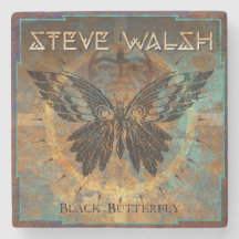 Porta copos de Borboleta Negra de Steve Walsh