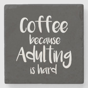 Porta-copo De Pedra Porta copos de café engraçada e fofa