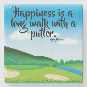 Porta-copo De Pedra Porta copos de Golfe Personalizada