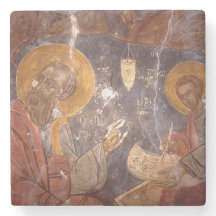 Porta copos de Mármore de Pintura Antiga