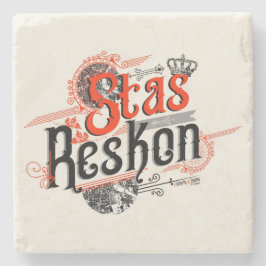 Porta-copo De Pedra Porta copos de mármore de Stas Reskon