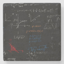 Porta-copo De Pedra Porta copos de matemática