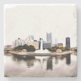 Porta-copo De Pedra Porta copos de Pittsburgh