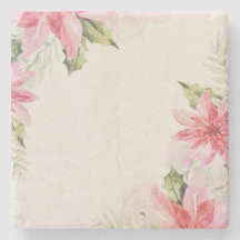 Porta copos de Poinsettia Natal