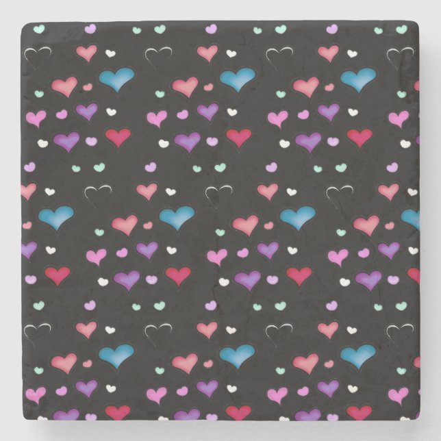 Porta-copo De Pedra Porta copos dia de os namorados (Frente)